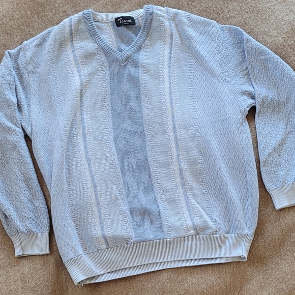 Vintage Tosani (Coogi Style) Knit Sweater - Picture 2 of 14